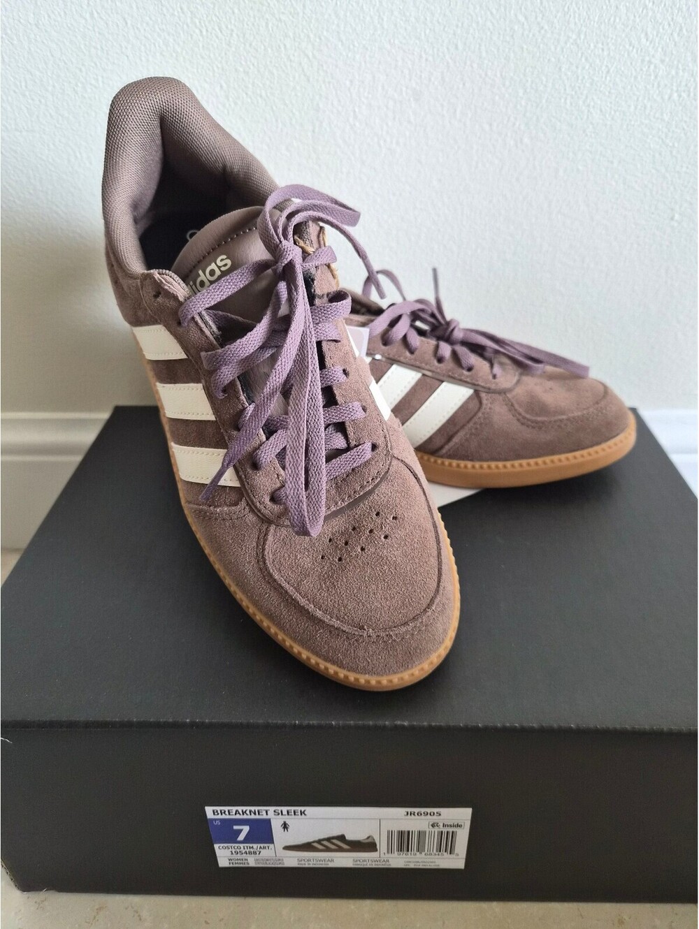 Adidas Breaknet Sleek Suede Sneakers Size 7 0260